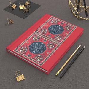 Hardcover Notebook with Traditional Armenian Design Perfect for Inspired Note-Taking Armenian Alphabet Hardcover Journal Mamik Gift