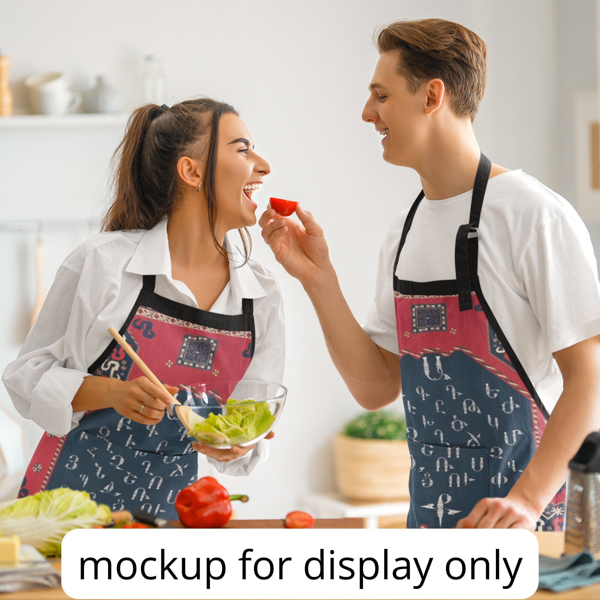 Apron With Armenian Alphabet Print Perfect Gift for Language and ...