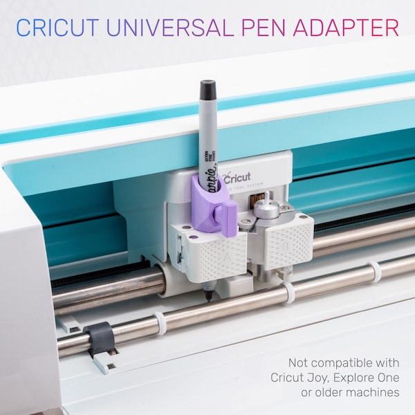 Universal Pen Adapter for Cricut Maker/Explore/Air Series Machines - 3D Printed Marker Pencil Crayon Holder