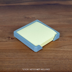 Soporte para notas adhesivas 3 por 3 - Organizador de notas Post It impreso en 3D - Notas adhesivas no incluidas