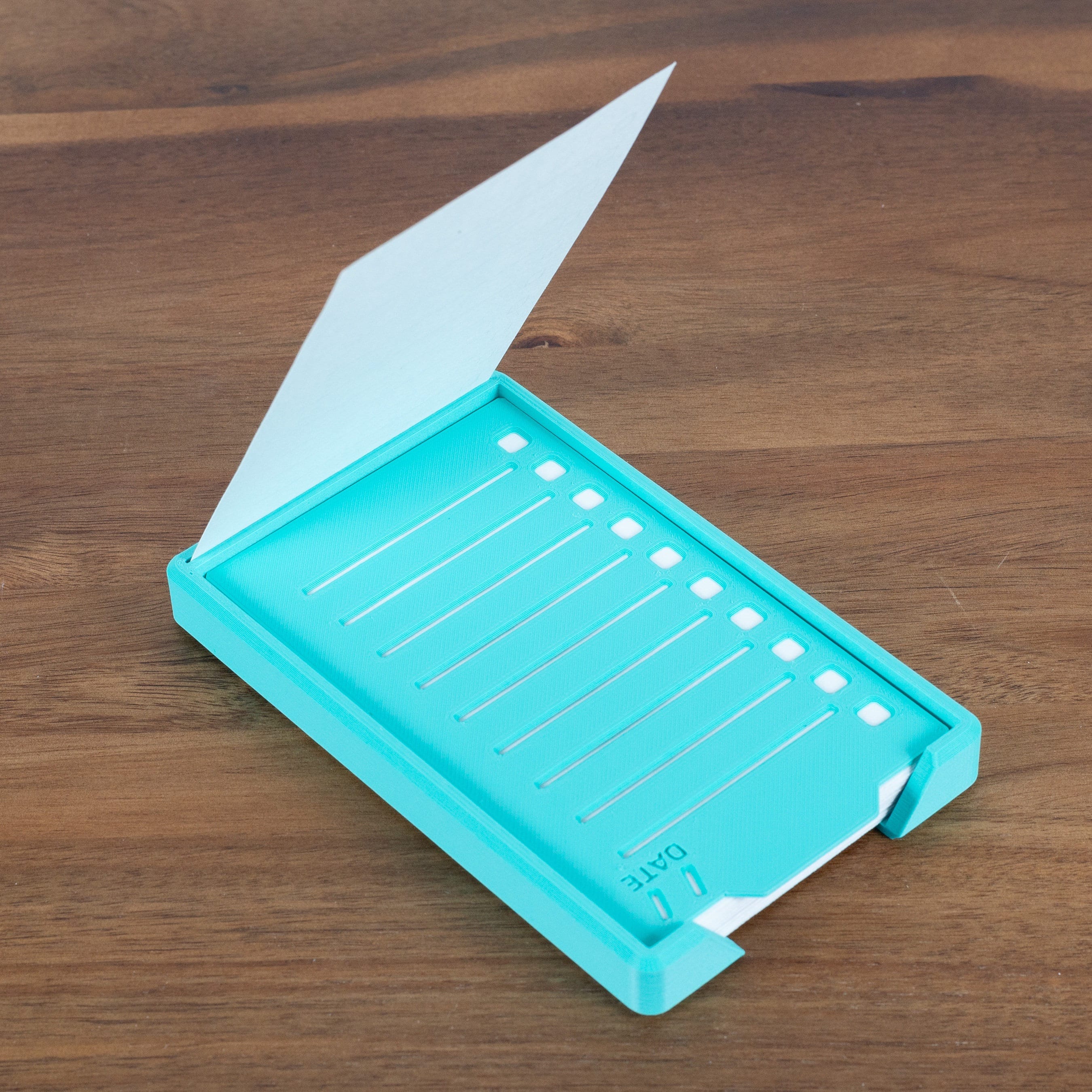 3-by-5 Index Card Holder With Todo Stencil - 3D Printed Analog Todo ...