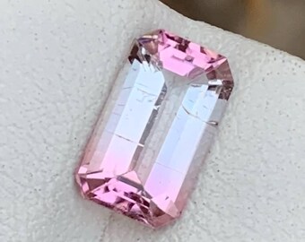 Natural Bicolor Tourmaline Gemstone, 2.05 Ct, Afghanistan Origin, Untreated Loose Gem