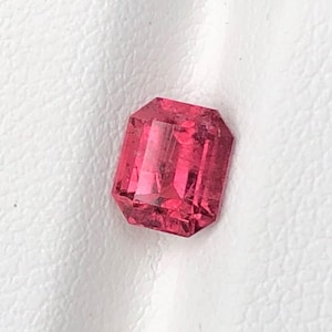 Brink Pink Tourmaline, Pinkish Red Tourmaline, AAA Quality Gemstone for Jewelry Making, Afghani Tourmaline, 1.5 Carats, 6 x 4 x 3 mm
