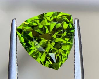 Natural Trillion Cut Tourmaline 1.88 Ct | Afghanistan Loose Gemstone for Jewelry