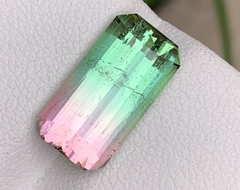 Natural Bicolour Tourmaline 5.49 Ct | Afghanistan VSI Loose Tourmaline Gemstone | Untreated Fine Jewelry Stone