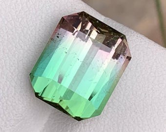 Natural Bicolour Tourmaline Gemstone | Afghanistan SI Clean Untreated Jewelry Stone
