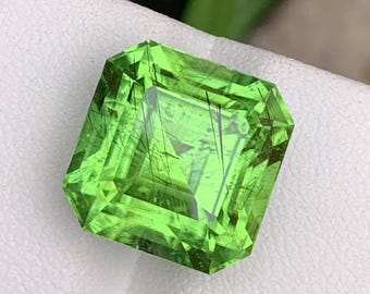 Natural Peridot Gemstone | 15.97 Ct Pakistan SI Clean Untreated Green Stone