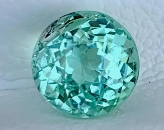 Natural Paraiba Tourmaline 1.17 Ct | Mozambique Round Modified Brilliant Tourmaline | VS Untreated Loose Gemstone