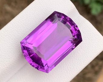 天然の豊かなアメジスト石、ペンダント用ルース宝石、25.70カラット