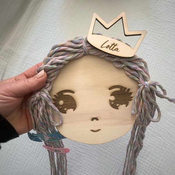 L'ORGANISATEUR DE LA REINE DES CHEVEUX : gardez les accessoires pour les cheveux de votre princesse triés royalement, cadeau pour fille, cadeau pour enfant, pince à cheveux