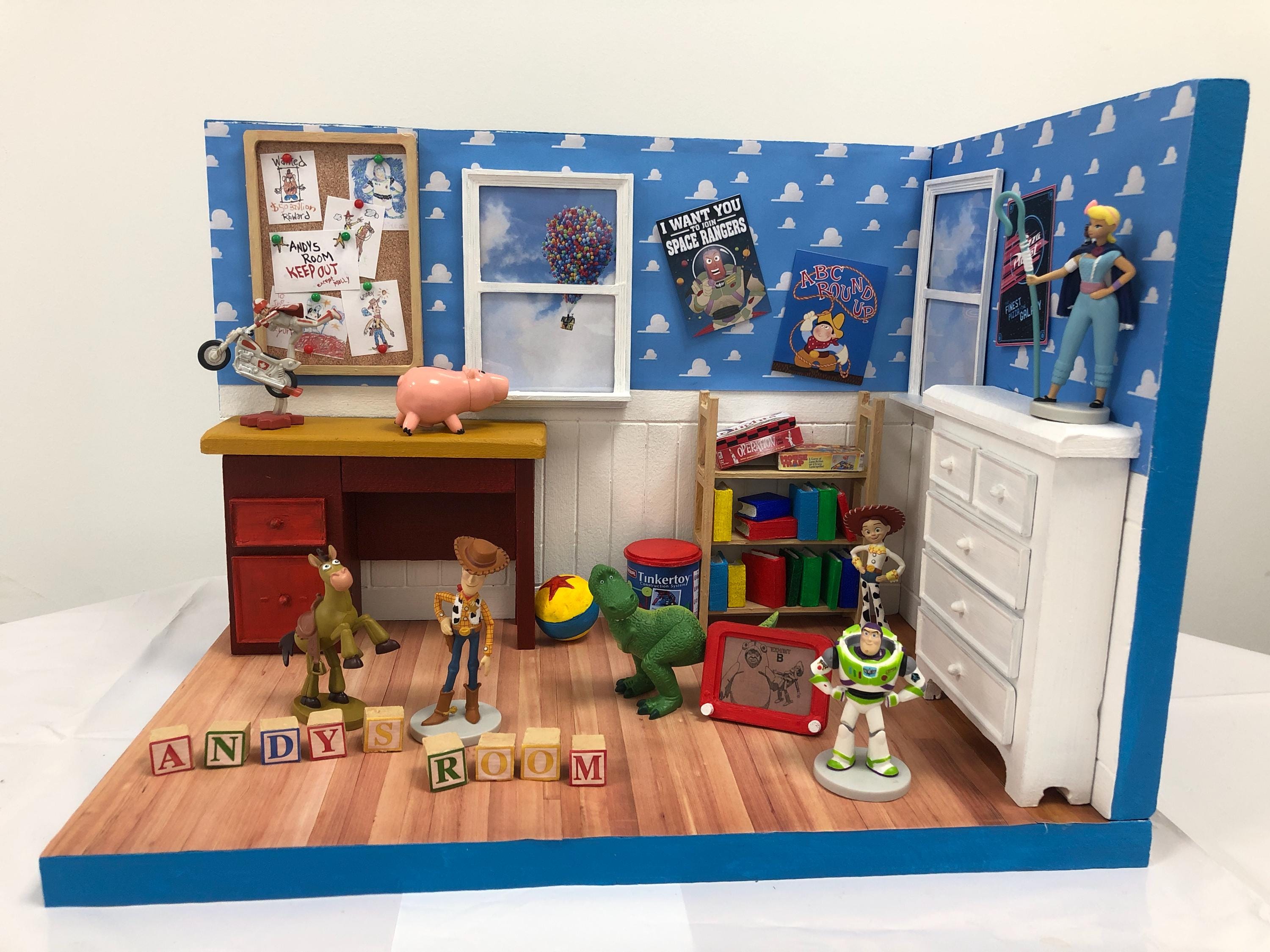 A Disney/pixar Toy Story Andy's Room Diorama Figures Included as per Pics Handmade & Rare as Made by Myself - Etsy A Disney/pixar Toy Story Andy's Room Diorama Figures Included as per Pics Handmade & Rare as Made by Myself - Etsy