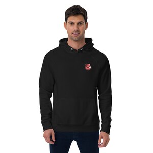 Black Unisex eco-friendly hoodie