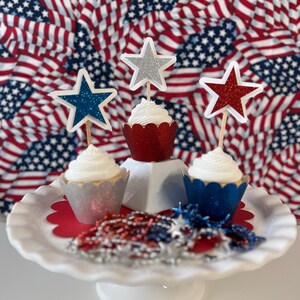 Star Cupcake Toppers