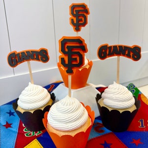 San Francisco Giants Cupcake Toppers
