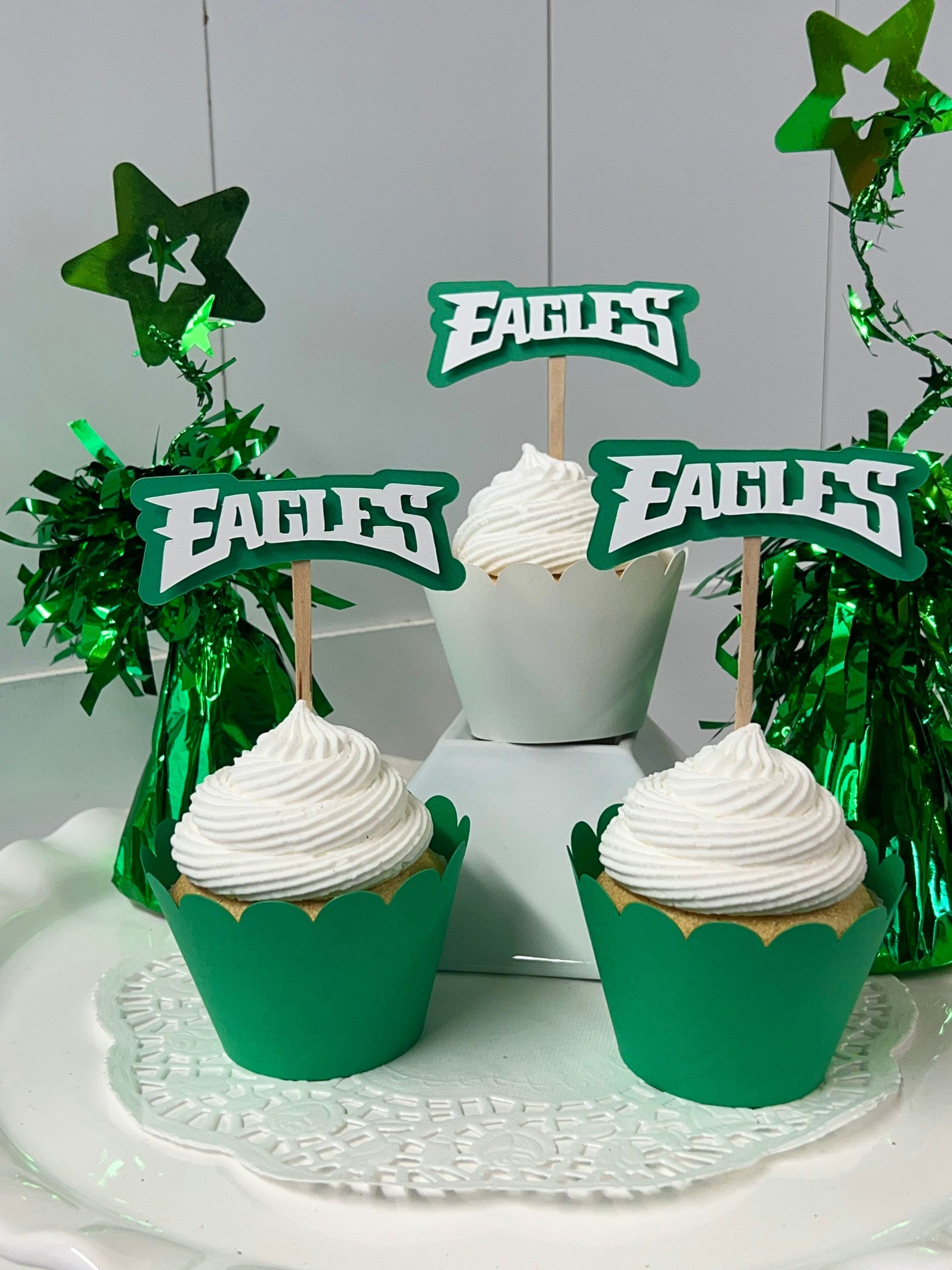 philadelphia eagles cupcakes