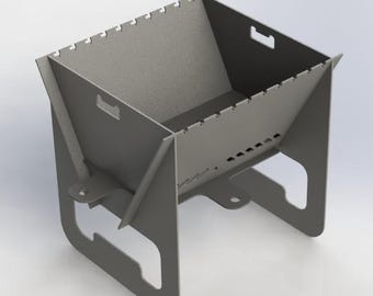 Practical Demountable Barbecue Design .dxf .xt .stl .exe .dwg .png .