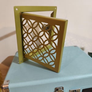 Pannello di accesso in metallo personalizzato color oro: copertura murale decorativa per impianti idraulici HVAC / pannelli di accesso