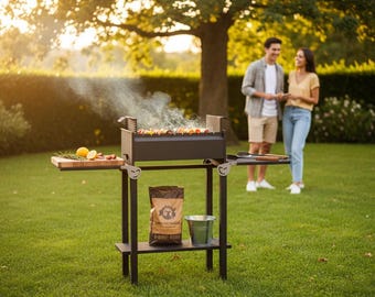 Collapsible Barbecue (BBQ Plans) Grill DXF Files | Portable Camping BBQ Plans (Digital Files)