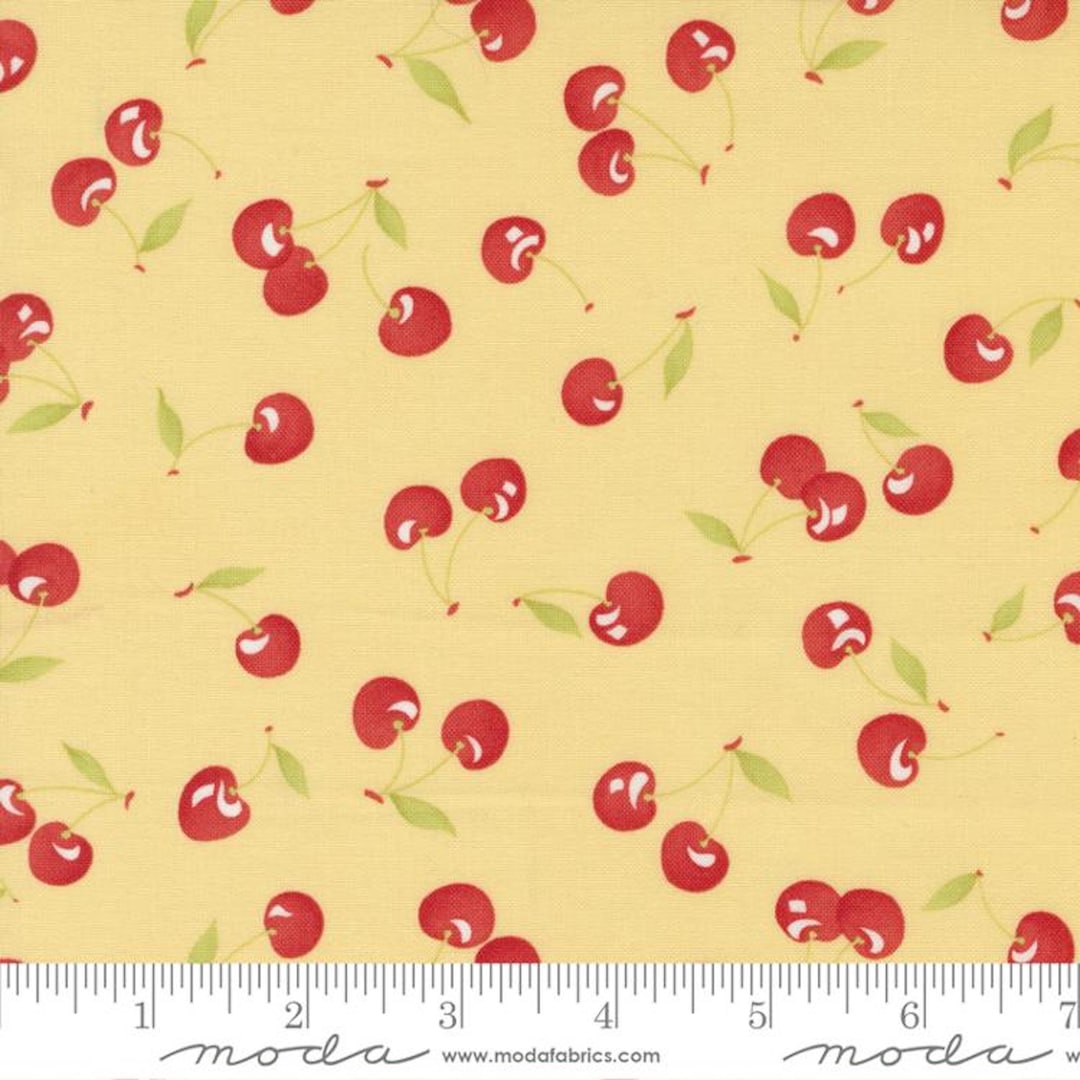 Moda Fabric Fig Tree Fruit Cocktail Pineapple 2046418 Sold by 1/2 Yard