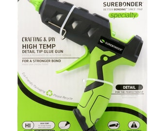 Hot Glue Gun - Standard Size 60 Watt High Temp Detail Tip Glue Gun by Surebonder