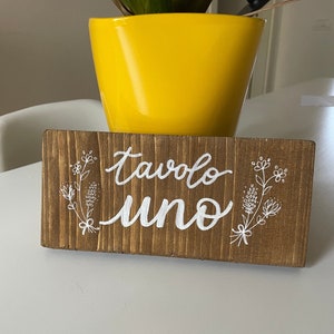 Segna tavolo (5pezzi)
