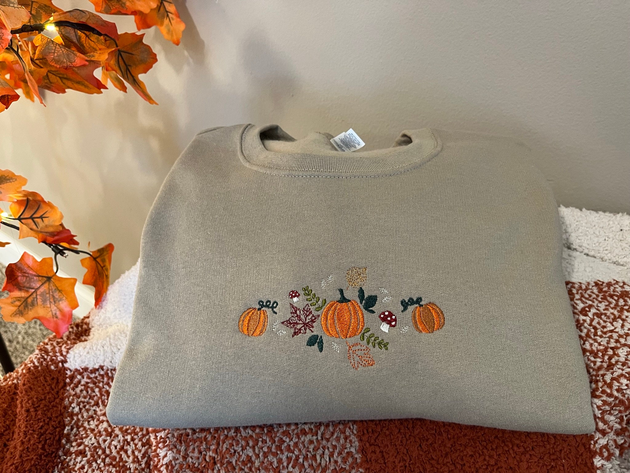 Petite Embroidery Sweatshirts Etsy
