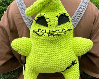 Boogie Backpack Low Sew PDF Download, Nightmare Candy Bag, Cute Halloween Amigurumi Bags PDF, Spooky Fall Plushie Amigurumi Decoration