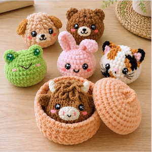 Dumplings and Steamer Crochet Pattern Ver.2, The Viral No Sew Dumpling Crochet Pattern, Dumpling Amigurumi (PDF Pattern)