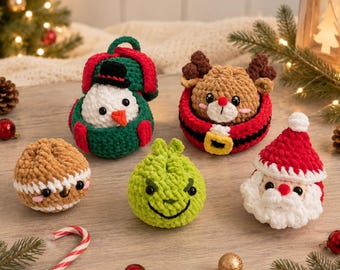 7in1 Christmas Dumplings and Steamer Crochet Pattern, The Viral Low Sew Dumpling Crochet Pattern, Dumpling Amigurumi (PDF Pattern)