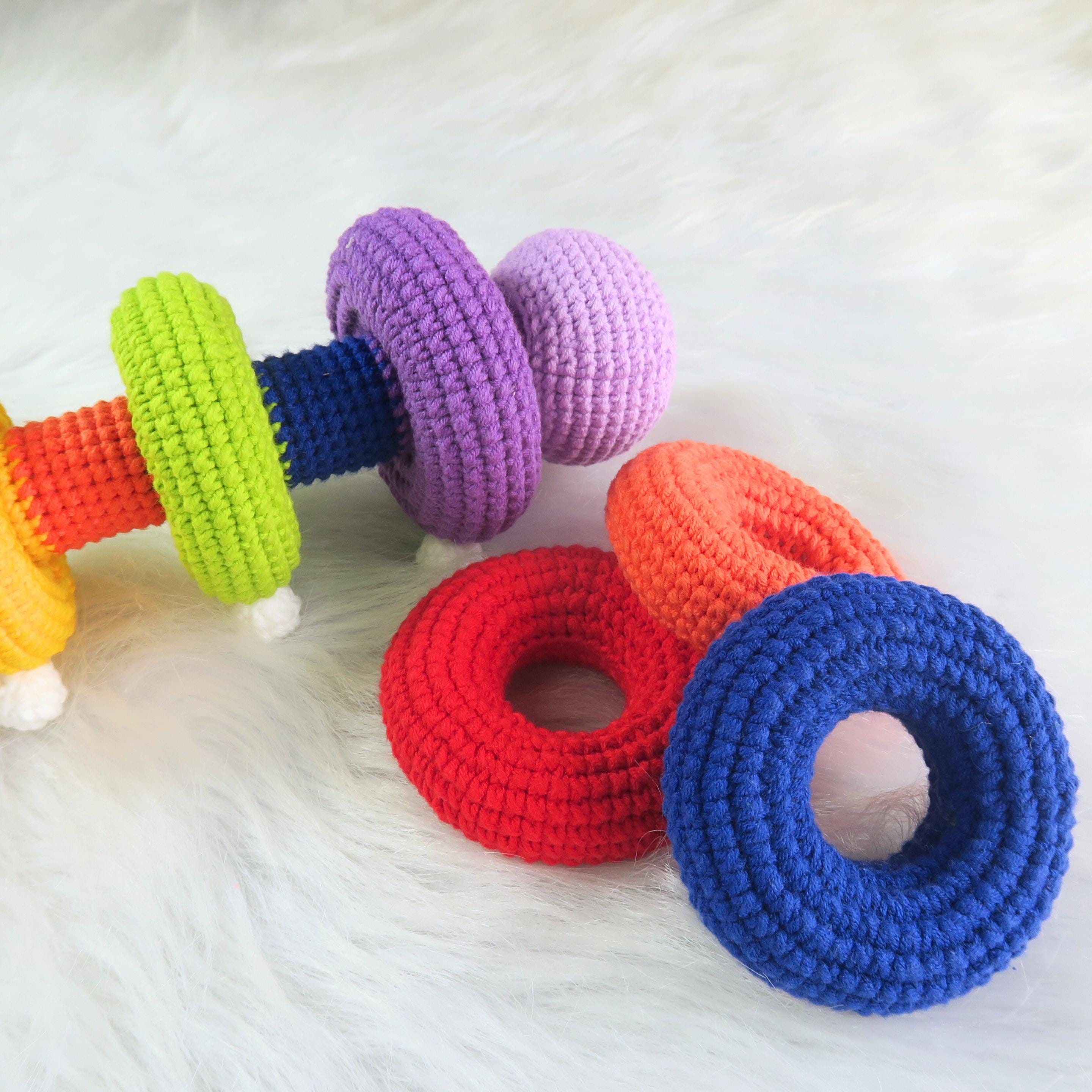 CHEOTIME Perline Clip Caterpillar Giocattolo, Perle di ordinamento del