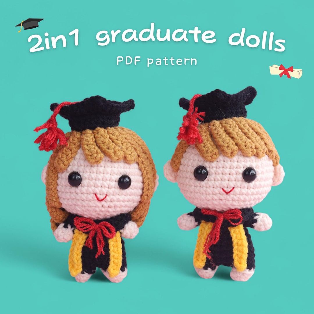 Graduation Doll Crochet Pattern, Graduation Crochet Pattern PDF ...