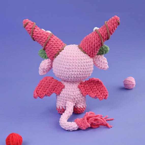 Flower Baphomet Crochet Pattern, Amigurumi Crochet Pattern