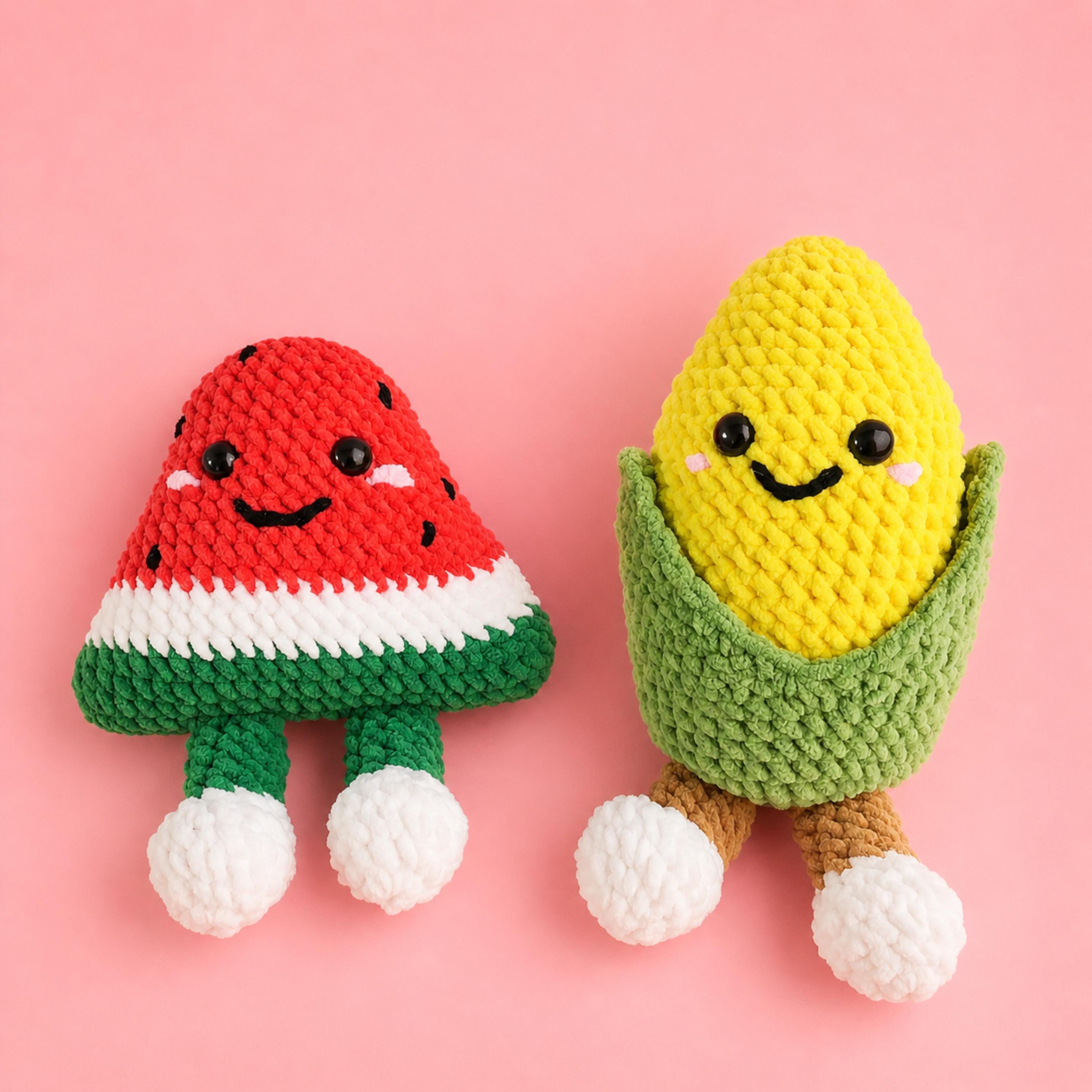6in1 BBQ Party Amigurumi PDF, 250th Fourth of July Crochet Pattern