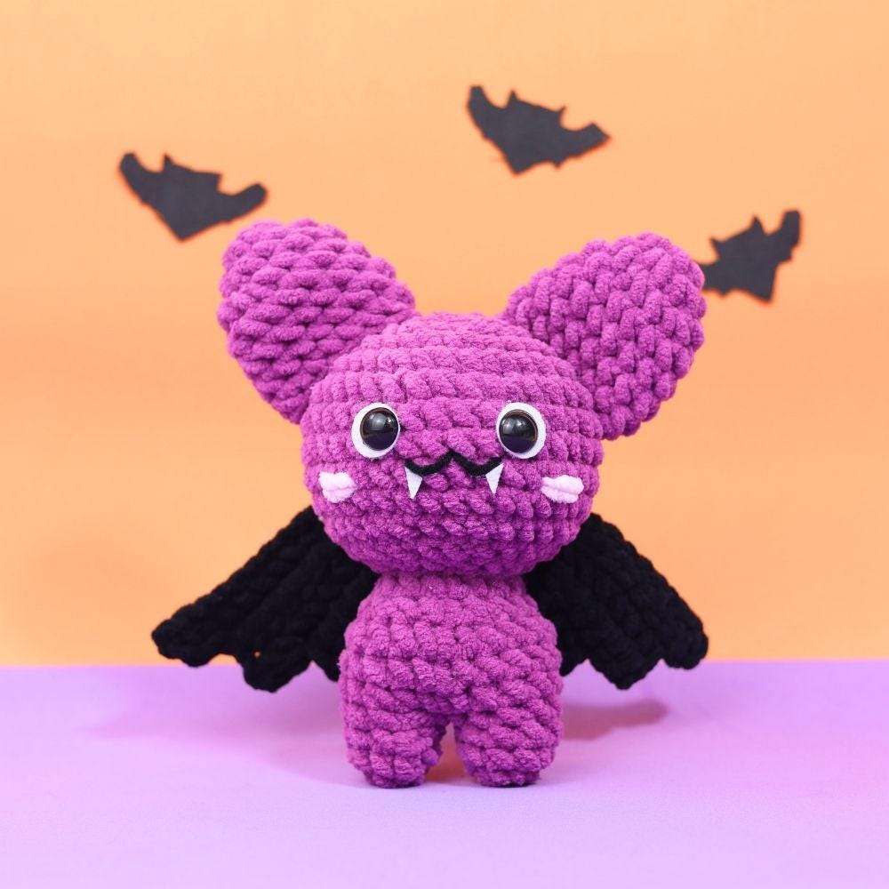 Halloween 3-in-1 Bats Crochet Pattern, Crochet Toy Pattern Halloween ...