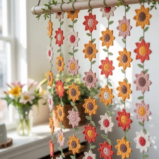 Fermatenda Magnetici Bluweet A Forma Di Fiore - 2 Pezzi, Tessuti A Mano, Forti Magneti, Per Tende Spesse E Leggere, Decorazione Casa