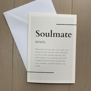 Soulmate Card, Islamic Card, Half your deen