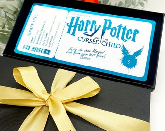 Harry Potter Ticket, Harry Potter and the Cursed Child, Surprise Theatre Show, Golden ticket, Musical ticket