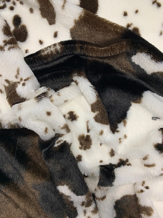 Cow Print Faux Fur 150cm / 60inches Etsy
