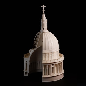 3D Printed St Paul's Cathedral Dome (Sectional Model)