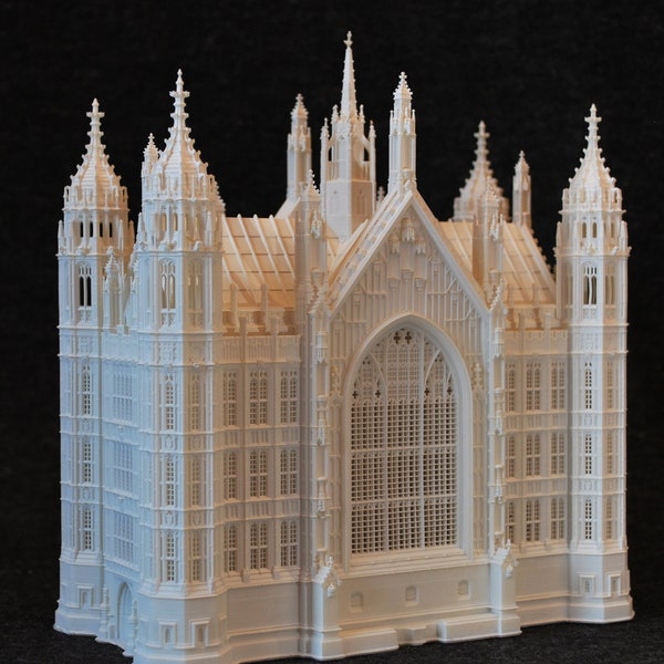 Modèle imprimé en 3D du hall gothique