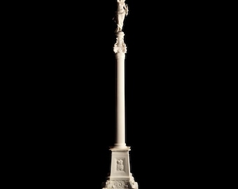Victory Column with Winged Victory — Classical Architecture Scale Model, Corinthian Order, Detailed Resin Model