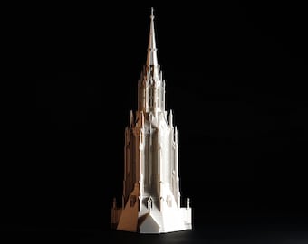 Palace of Westminster Central Tower — Gothic Revival Scale Model, Charles Barry, Houses of Parliament, Detailed Resin Model