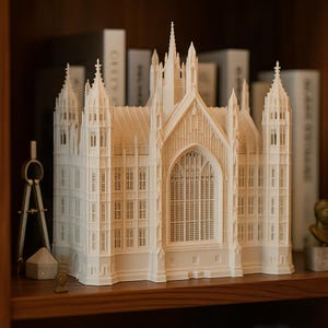 Gothic Hall 3D Printed Model