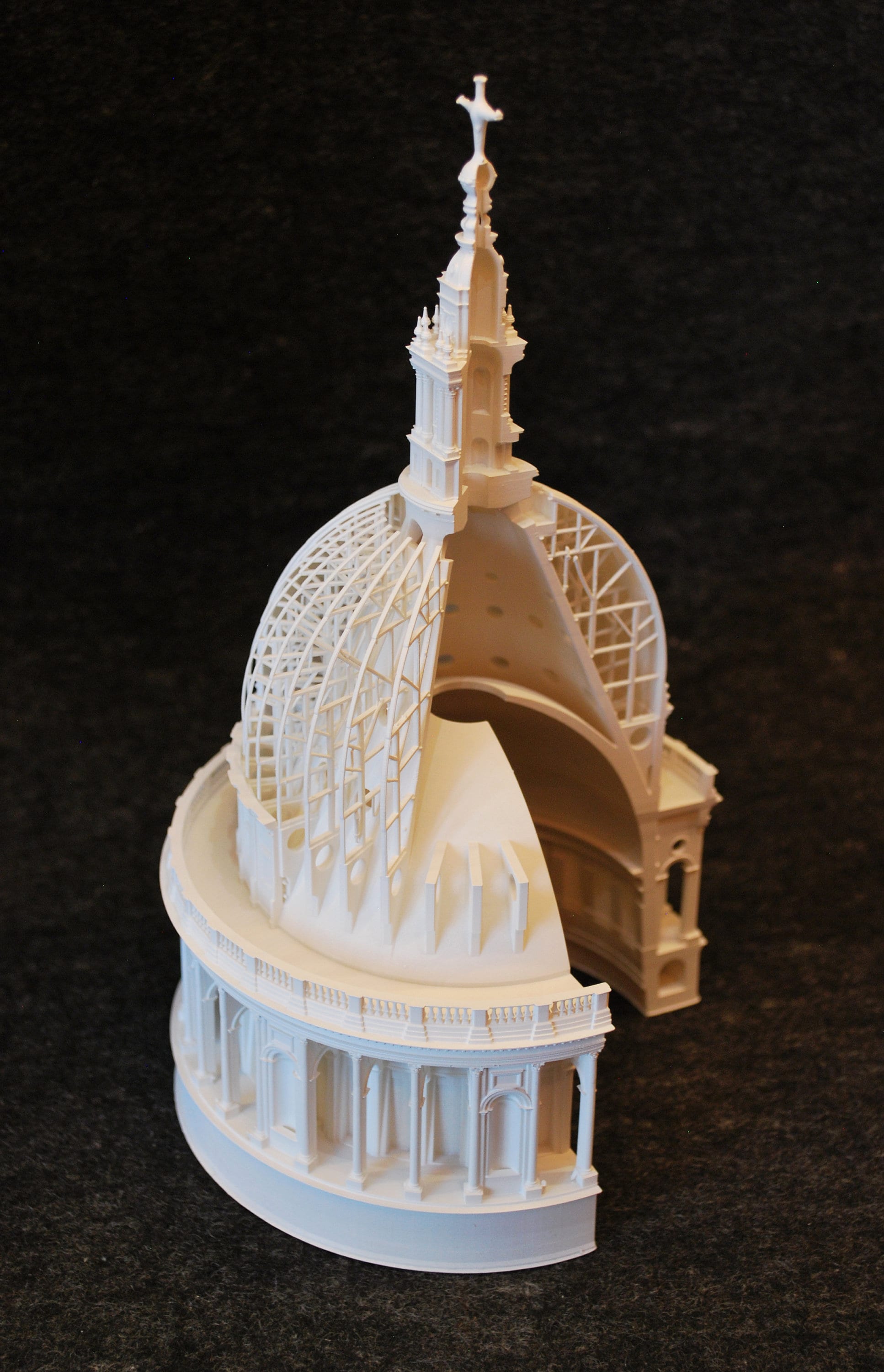 3D Printed St Paul's Cathedral Dome sectional Model - Etsy