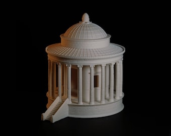 Temple of Vesta Tivoli — Reconstruction, Roman Temple Scale Model, Ancient Rome, Detailed Resin Model