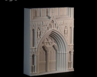 York Minster West Door Scale Model – Detailed Gothic Architecture Replica