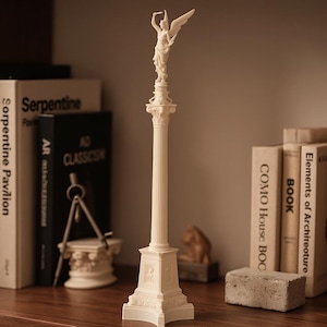 NEW - Victory Column Model – Corinthian Order | 3D Printed Eco Resin Miniature | Neoclassical Architecture Replica | 200mm–350mm