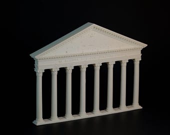 3D Printed Pantheon Portico Elevation