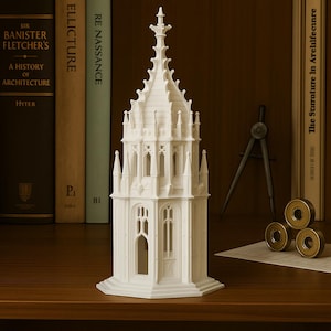 3D Printed Gothic Monument Model