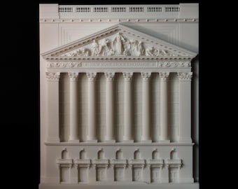 New York Stock Exchange Model, Wall Street Sculpture, Architectural collectible, Finance Gift, New York City, Desk Sculpture